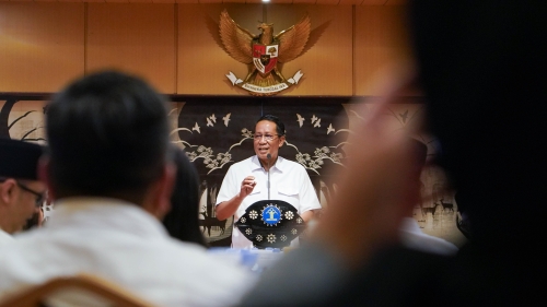 Menkum Ingatkan Fungsi Kontrol Pers untuk Cegah Kesewenang-wenangan Negara